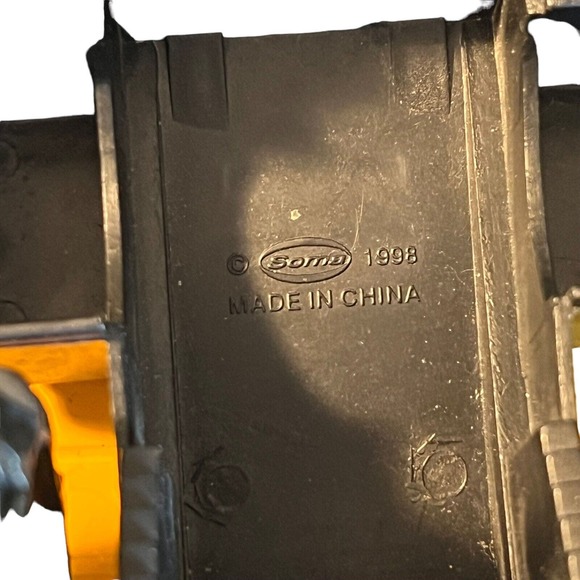 Vintage 1998 Soma Mighty Wheels 7''X 4.5” Die Cast Yellow Dump Truck Great Shape - Picture 10 of 13